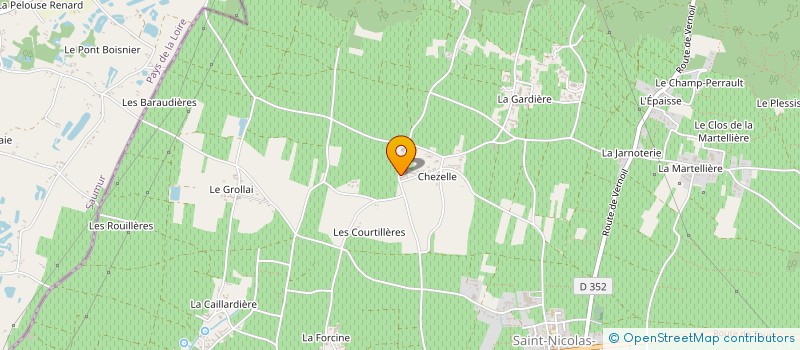 localisation de l'entreprise HELLEBORE  SAINT-NICOLAS-DE-BOURGUEIL