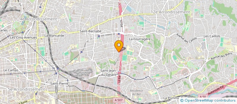 localisation de l'entreprise HELLEDORE  TOURVES