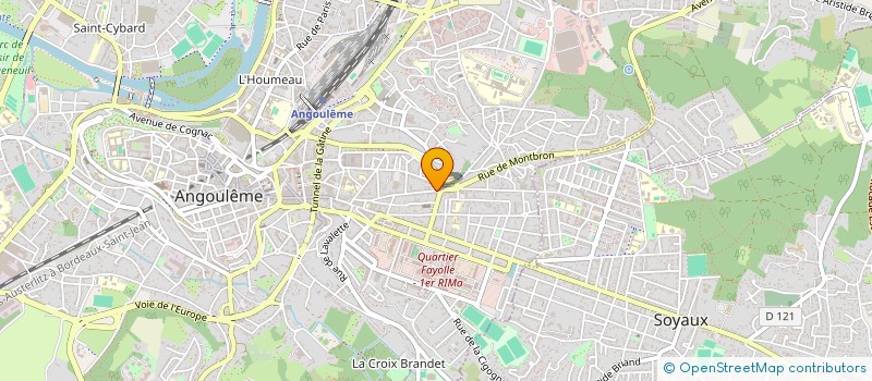 localisation de l'entreprise HELLEGOUARCH GERMAINE ET MARIE à ANGOULEME