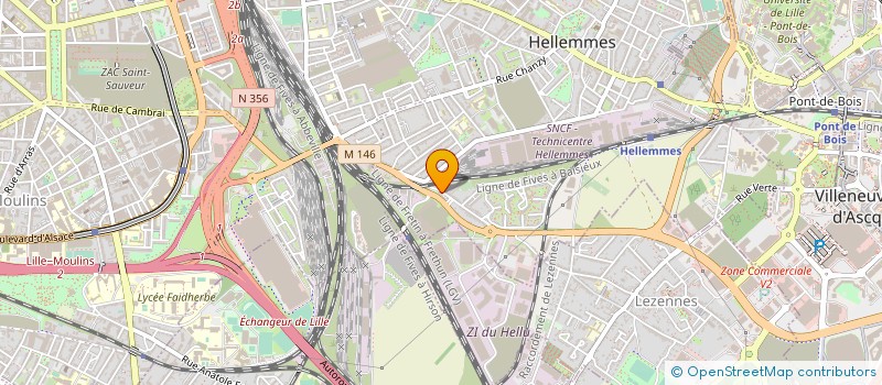 localisation de l'entreprise HELLEM' AUTOS à LILLE
