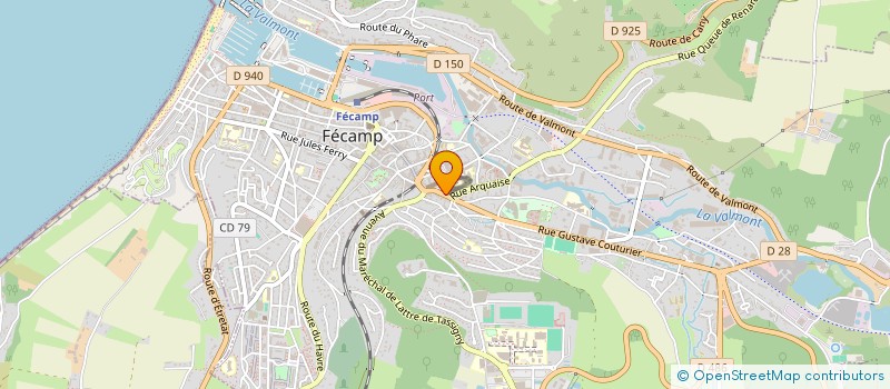 localisation de l'entreprise HELLEN  FECAMP