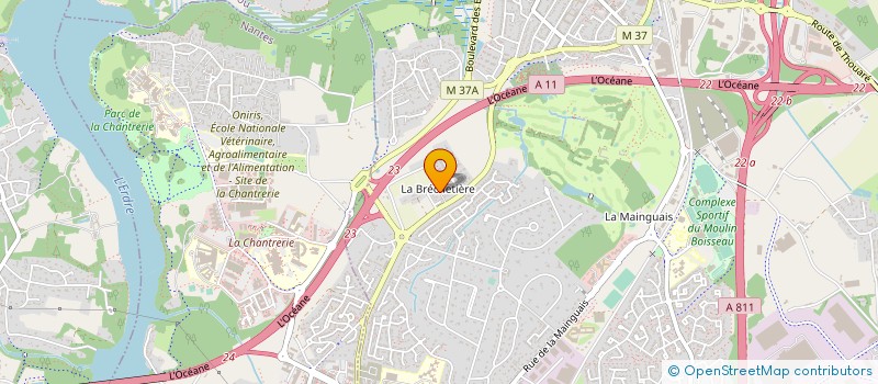 localisation de l'entreprise HELLEN IMMO à CARQUEFOU