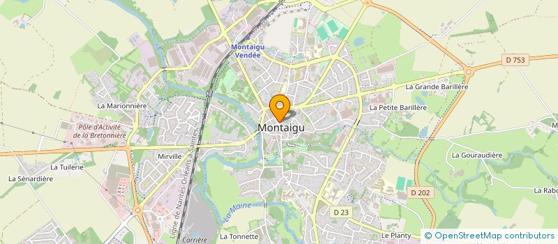 localisation de l'entreprise HELLENIA ASSOCIATION à MONTAIGU-VENDEE