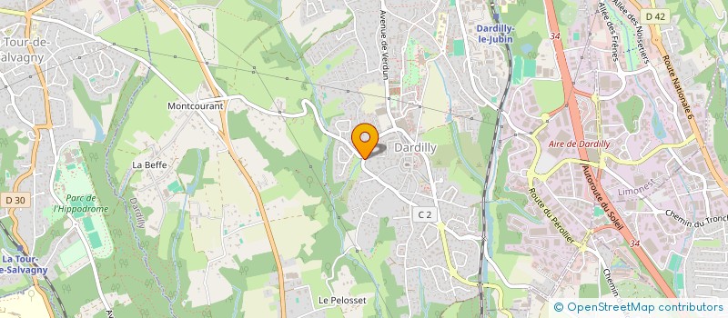 localisation de l'entreprise HELLER FONGEST  DARDILLY