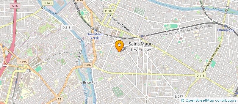 localisation de l'entreprise HELLERIC à SAINT-MAUR-DES-FOSSES