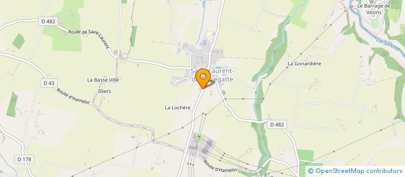 localisation de l'entreprise HELLEU  SAINT-JAMES