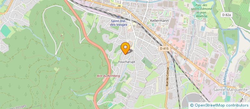 localisation de l'entreprise HELLF  SAINT-DIE-DES-VOSGES