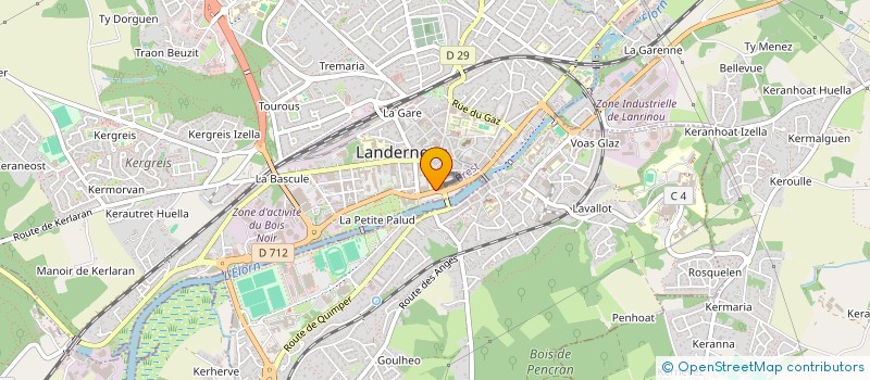 localisation de l'entreprise HELLINE KEBAB à LANDERNEAU