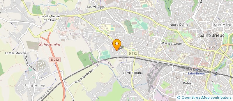 localisation de l'entreprise HELLIO-BILY à SAINT-BRIEUC