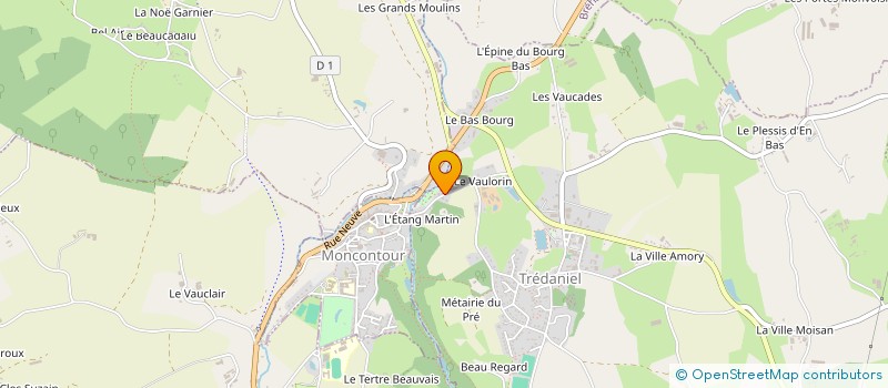 localisation de l'entreprise HELLIO COUVERTURE  TREDANIEL