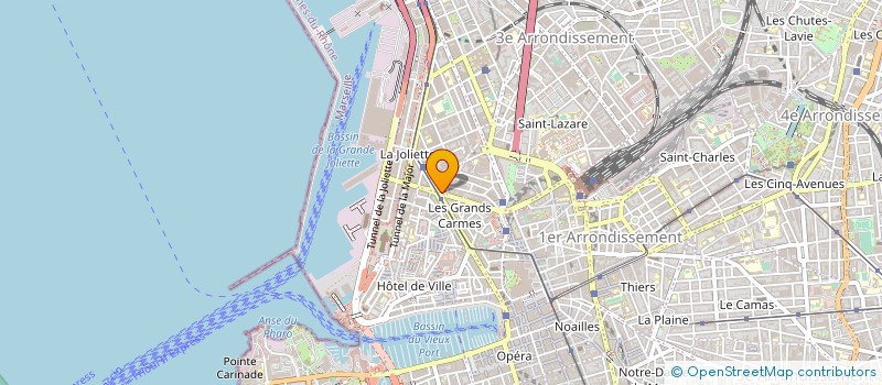 localisation de l'entreprise HELLIOS ENERGIES à MARSEILLE 2