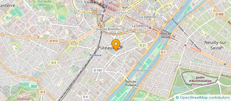 localisation de l'entreprise HELLO  PUTEAUX