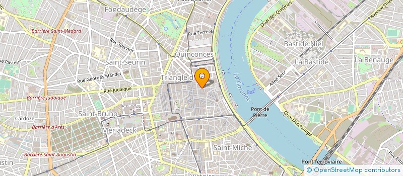 localisation de l'entreprise HELLO à BORDEAUX