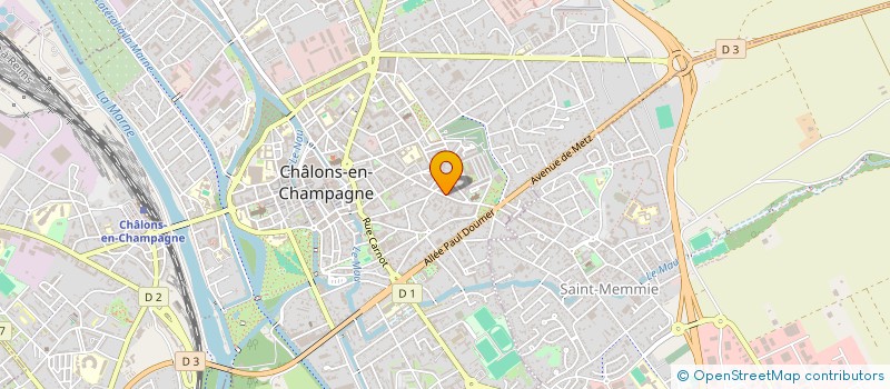 localisation de l'entreprise HELLO BABY  CHALONS-EN-CHAMPAGNE