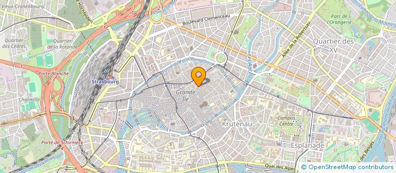 localisation de l'entreprise HELLO CADRES à STRASBOURG
