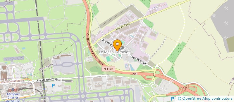 localisation de l'entreprise HELLO CALM  LE MESNIL-AMELOT