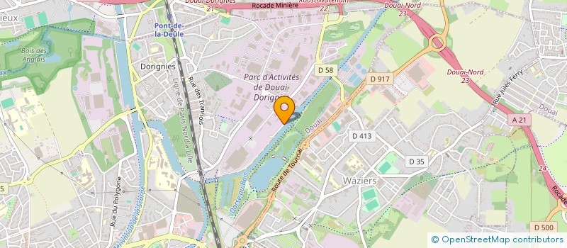 localisation de l'entreprise HELLO-COMPTA  DOUAI