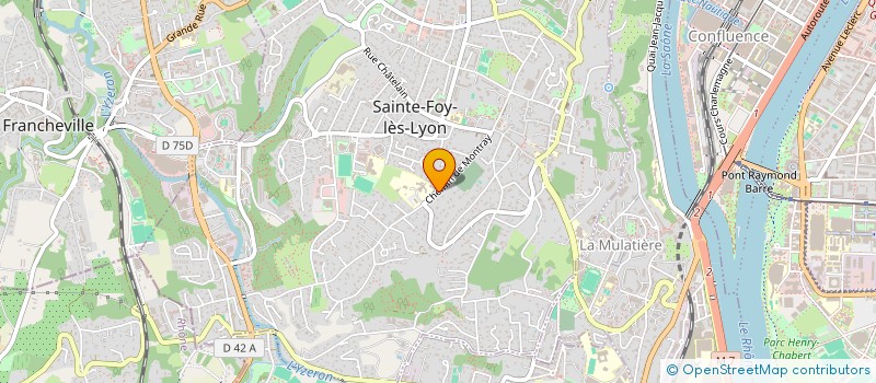 localisation de l'entreprise HELLO DATA à SAINTE-FOY-LES-LYON