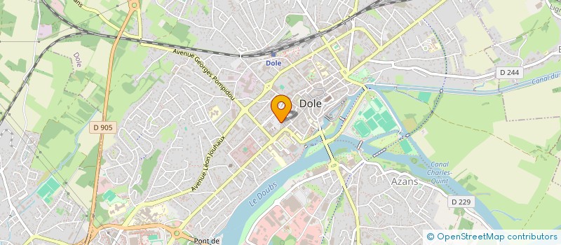 localisation de l'entreprise HELLO DOLE à DOLE