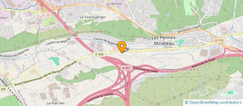 localisation de l'entreprise HELLO DRIVER à LES PENNES-MIRABEAU