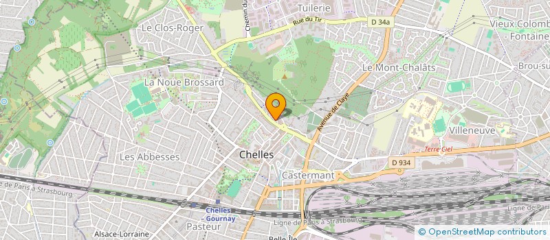 localisation de l'entreprise HELLO FISH  CHELLES