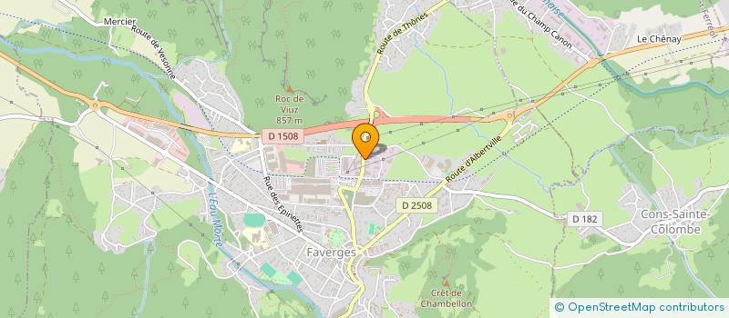 localisation de l'entreprise HELLO HABITAT  FAVERGES-SEYTHENEX