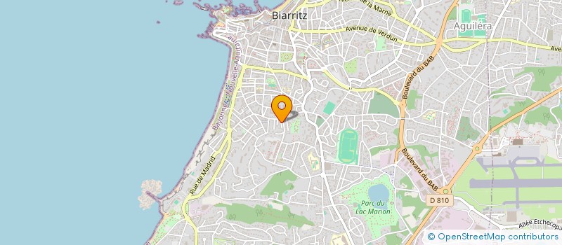 localisation de l'entreprise HELLO HEROOES  BIARRITZ