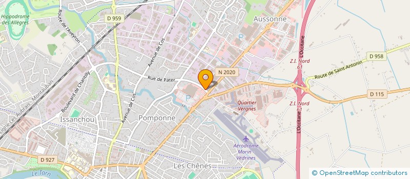localisation de l'entreprise HELLO HORSE à MONTAUBAN