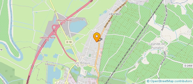 localisation de l'entreprise HELLO LIBOURNE  LES BILLAUX