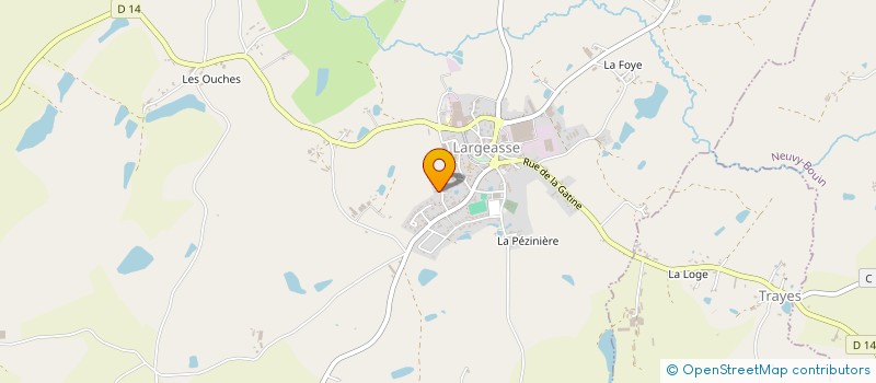 localisation de l'entreprise HELLO LOCATION  LARGEASSE