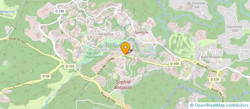 localisation de l'entreprise HELLO NATURE FRANCE  VALBONNE