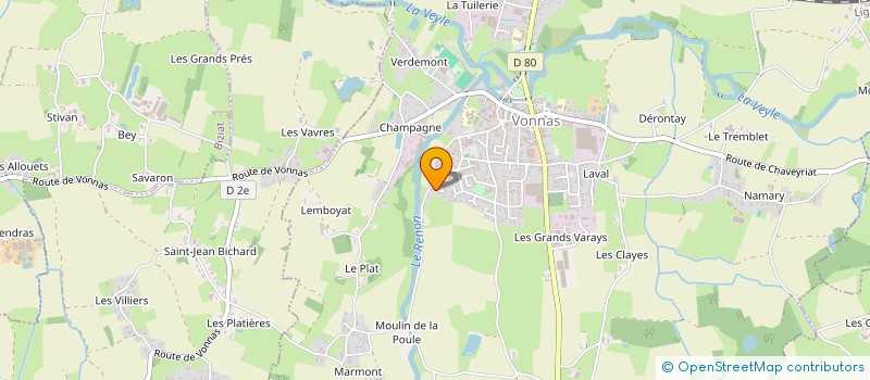 localisation de l'entreprise HELLO PAIE SOLUTIONS  VONNAS