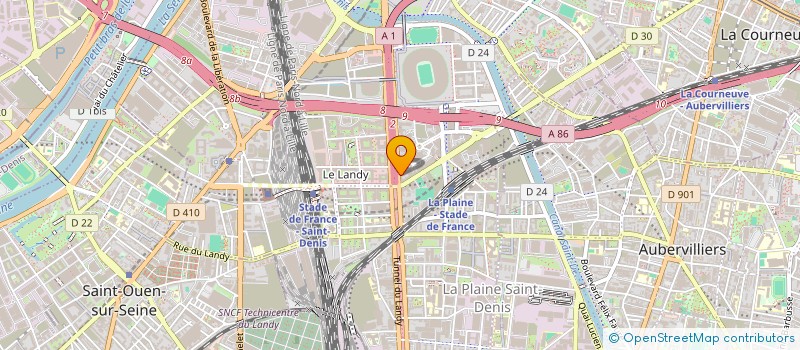 localisation de l'entreprise HELLO PARIS PARTICIPATIONS  SAINT-DENIS