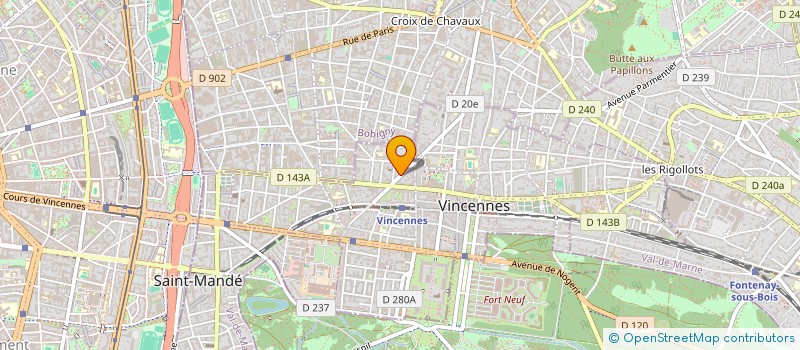localisation de l'entreprise HELLO PIZZA à VINCENNES