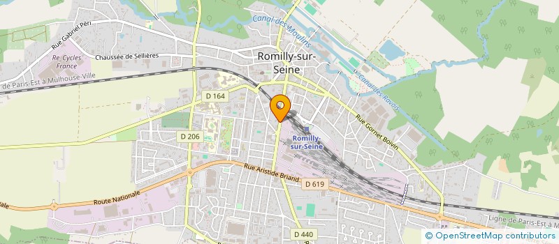 localisation de l'entreprise HELLO PIZZA  ROMILLY-SUR-SEINE