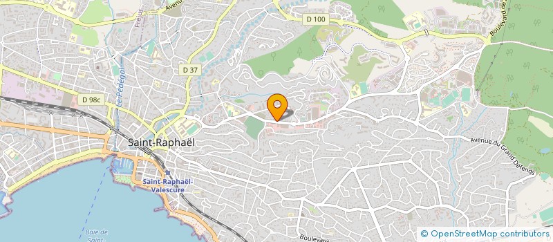 localisation de l'entreprise HELLO PUB  SAINT-RAPHAEL