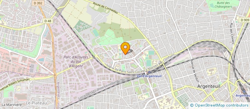 localisation de l'entreprise HELLO SANDWICH  ARGENTEUIL