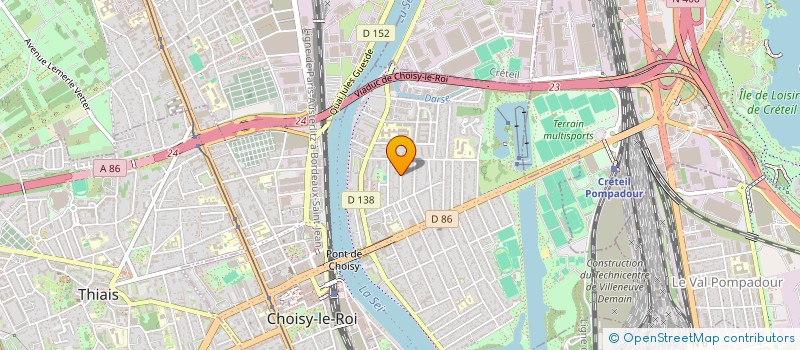 localisation de l'entreprise HELLO SANTE à CHOISY-LE-ROI