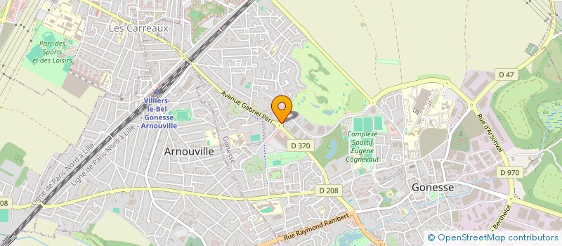 localisation de l'entreprise HELLO TAXI à GONESSE