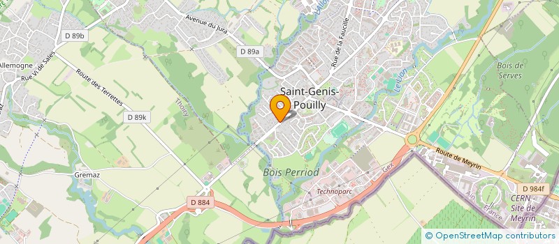 localisation de l'entreprise HELLO TAXI à SAINT-GENIS-POUILLY