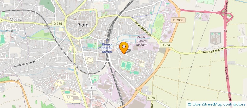 localisation de l'entreprise HELLO TAXI DIDIER  RIOM