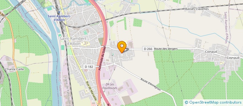 localisation de l'entreprise HELLO TAXI LYON  SAINT-RAMBERT-D'ALBON