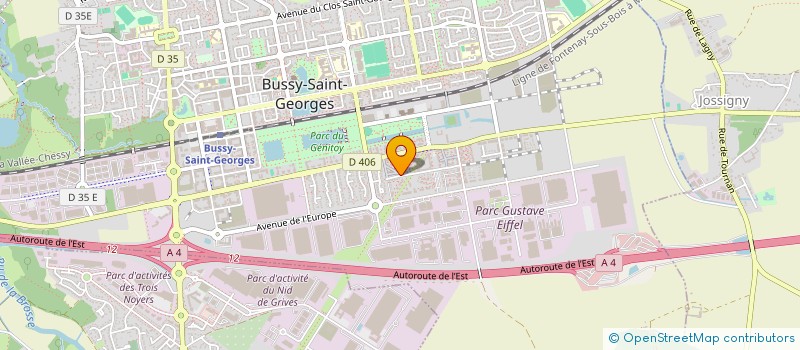 localisation de l'entreprise HELLO TECH à BUSSY-SAINT-GEORGES