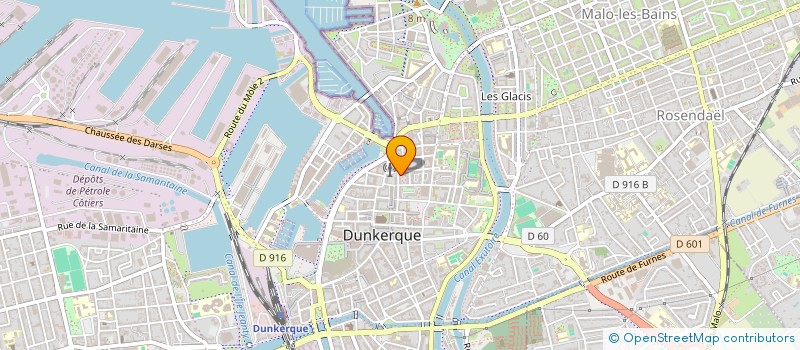 localisation de l'entreprise HELLO TOITURE à DUNKERQUE