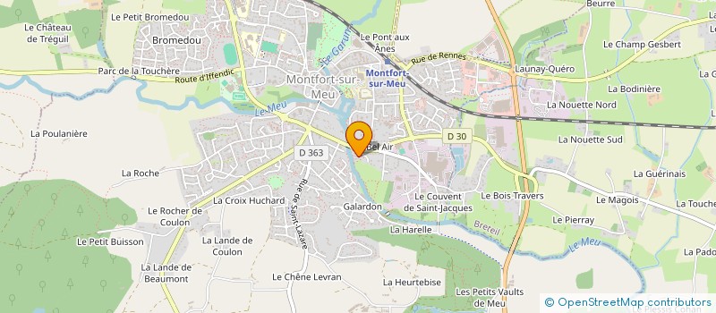 localisation de l'entreprise HELLOCO VINCENT  MONTFORT-SUR-MEU