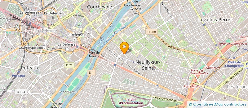 localisation de l'entreprise HELLOLABO à NEUILLY-SUR-SEINE
