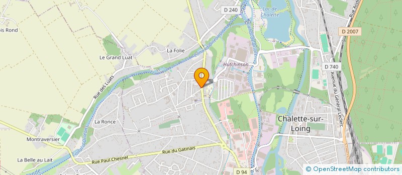 localisation de l'entreprise HELLOPHONE 45 à CHALETTE-SUR-LOING