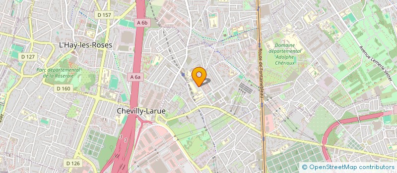 localisation de l'entreprise HELLORUCHE FRANCE  CHEVILLY-LARUE