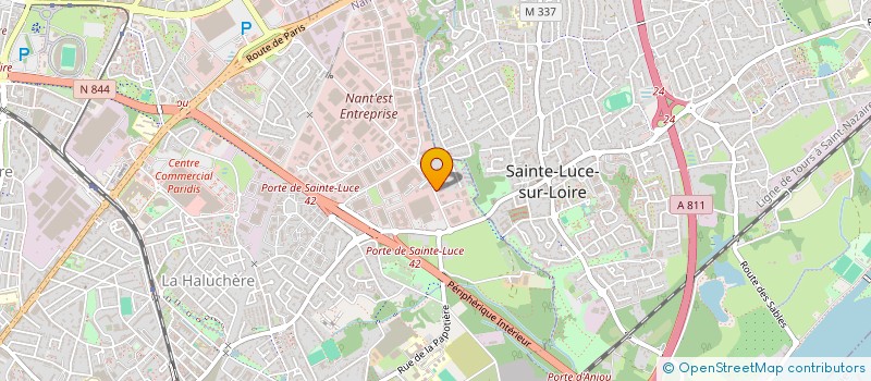 localisation de l'entreprise HELLOSPARK à NANTES