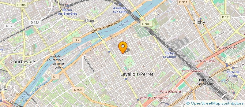 localisation de l'entreprise HELLOVIAGER à LEVALLOIS-PERRET